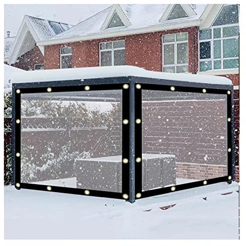 Telone impermeabile resistente per pergole e tettoie esterne, copertura durevole per camion (2,5 x 6 m 8,0,6 x 6 m) resistente ai raggi UV, resistente alle intemperie, protezione versatile
