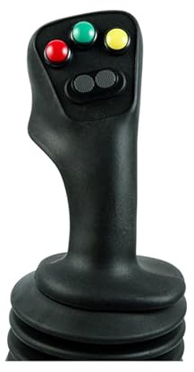LCUVIMPEX Joystick de empuje Industrial, Joystick multieje Hall for maquinaria de construcción y agrícola(Power Supply 5v Output 0.5 4.5v)