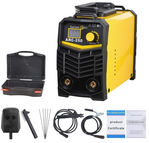 250A Stick Welder with IGBT Inverter, Hot Start & Arc Force, Portable MMA Welding Machine 220V with Digital Display, Anti-Stick for Home DIY & Professional Use