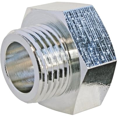 SOMATHERM FOR YOU, Réduction laiton nickelé 20/27 Femelle à Mâle 15/21 - Raccord filetés, étanchéité sur filet ou joint plat, résistant à la corrosion, compatible tous raccords
