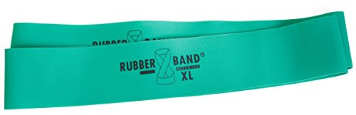 FTM Dittmann® Rubberband XL in Grün (mittel), inkl Übungsflyer, für Muskelaufbau, Krafttraining und Fitness, Expander für Gummiband Sport (2)
