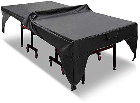 Amberr Ping pong table cover outdoor waterproof, Table Tennis Covers,Heavy Duty and All Weather Protection Ping Pong Accessories,Indoor & Outdoor Table Tennis Cover in Black