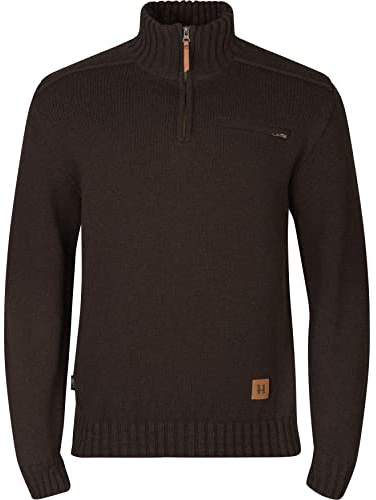 Härkila | Annaboda 2.0 HSP Knit Pullover | Professionelle Jagd Kleidung & Jagd Zubehör für Herren & Damen | Skandinavische Qualität Made to Last | Demitasse Brown, XXL