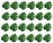 KINBOM 24 Piezas 15cm Hojas de Palma Artificiales, Hojas Tropicales Artificiales Verde Hojas Monstera Imitación para Fiesta en la Selva Luau Hawaiana Cumpleaños Safari Decoraciones de Mesa (S)