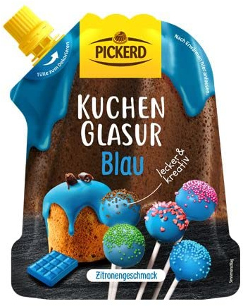Pickerd Kuchenglasur Blau Zitronengeschmack 125g