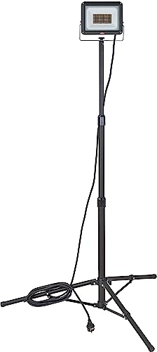 Brennenstuhl LED Stativstrahler JARO 7060 T (50W, 5800lm, 6500K, IP65, LED Arbeitsstrahler mit Stativ und 5m Kabel)