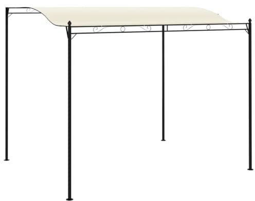 Tendone per Feste Tenda Garage Gazebo Professionale Gazebo in Tessuto Bianco CremaAdatto per matrimoni, all'aperto, giardino, feste