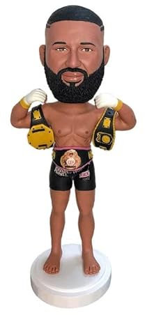 mydedor Figura personalizada de Bobblehead Boxeo Fitness Figura personalizada Bobbleheads Figuras para amores, amigos, colegas, familia