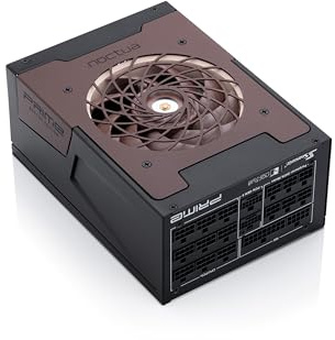 Seasonic PRIME TX-1600 Noctua Edition, 1600W Quiet PC Power Supply | 80 PLUS Titanium, Integrated Noctua NF-A12x25 Fan, ATX 3.1, PCIe 5.1, Semi-Passive Cooling, Fully Modular Themed Cables