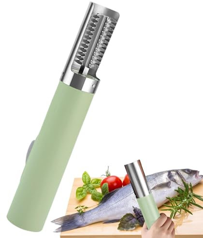 Squamatore elettrico per pesci, dispositivo di rimozione squamatore elettrico,Raschietto per pesce squamatore per pesci da 3000 mAh con coperchio - Disincrostatore per pesce portatile con impugnatura