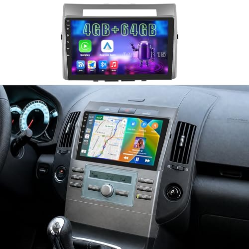 Fuluku 4+64G 9 Écran Pantalla para Toyota Corolla Verso AR10 2004-2009 | Android 15 Autoradio Avec Carplay/Android Auto Wireless 9 Tactile Radio Coche Bluetooth/GPS,Cámara traseras, FM, WiFi/SWC