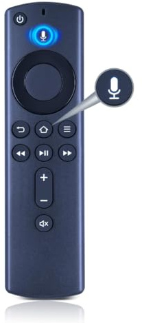 CLVIZCXOM Sprachfernbedienung Kompatibel mit Fi-re TV Stick 2. 3. Gen 4K | Kompatibel mit TV Stick Lite Cube 2./3. Gen & Smart TV 3Gen, mit integrierter Sprachsteuerung.