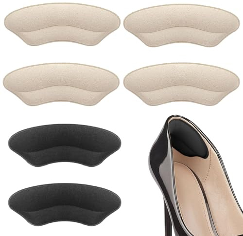 Coussinet Talon Chaussure, Protege Talon Chaussure avec Inserts en Éponge, Protège-talons Découpables pour Talons Hauts et Chaussures Décontractées