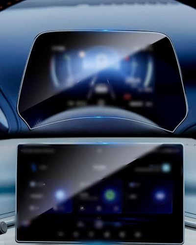 GFWGTS Set di 2 pellicole protettive in vetro temperato 9H per BYD Atto 3 Design 2023 – 2026, 15,6 Navigation Anti Graffio Pellicola Protettiva + 5 Digital Cockpit per Accessori BYD Atto 3