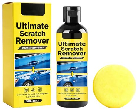 Ultimate Scratch Remover, 100ml, Eliminate All Car Scratches for All Car, Quick Repair Scratches and Restore Shine, All Paint Colors Polishing Kit (1)