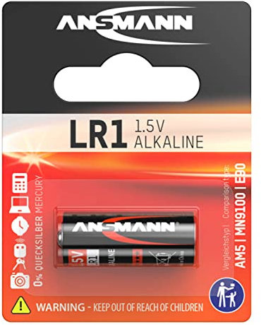 ANSMANN 5015453 Lr1 Pile, Batteria Alcaline - 1,5V