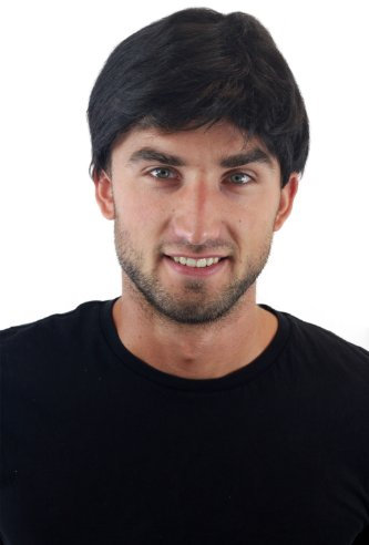 WIG ME UP- Peluca masculina, para hombre, corto, juvenil, color negro, carpado, deportivo, moderno, informal, nuevo GFW1168-1B