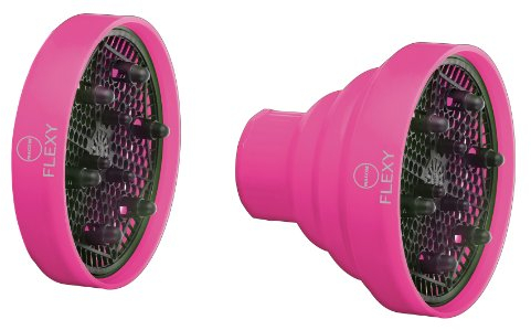 MACOM Sensation 210 Flexy Diffusore per asciugacapelli e phon da Viaggio Universale in Silicone, Colori Assortiti, Ideale per tutti gli asciugacapelli con imboccatura cilindrica diam. 4-5 cm