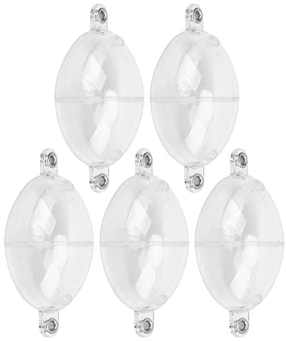 Alomejor 5Pcs Angeln Schwimmer Angeln Blase Schwimmt Angeln Schwimm Controller Angeln Schwimmer Ball(Transparent)