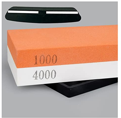 ISCBAFYX Affilacoltelli Professionale Pietra per affilare Pietre per affilare Pietra per affilare Pietra ad Acqua Cucina Grana 240 600 1000 3000 Doppia Faccia (Colore : 1000 4000 Set, Dimensioni : As