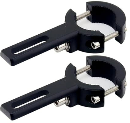 HQTS Lot de 2 Support De Montage De Phare De Moto pour phare de moto - Supports universel de phares avants - 20 mm à 38 mm