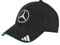 Adidas Unisex Mercedes - AMG Petronas Formula ONE Team Driver Cap, Black/White, L