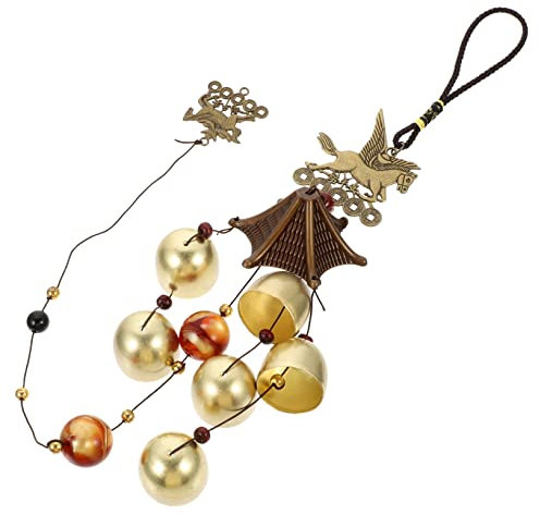 KITANDOVE Pendentif Carillon Éolien en Bronze Cloches Décoration d 39 Intérieur Carillon Éolien Extérieur Ornement De Jardin