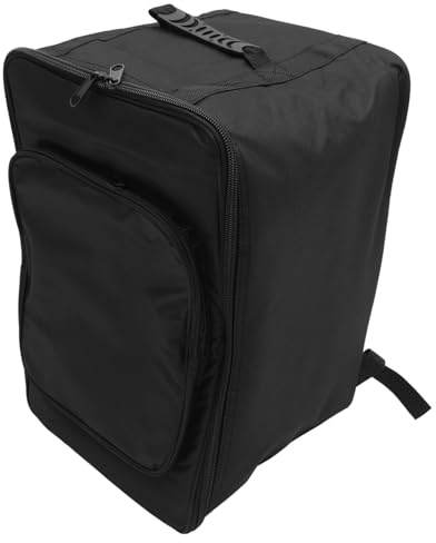 Schlagzeugrucksack mit Polsterung und Tragegriff, Schwarz | Oxford Polyester mit Baumwolle, und Leicht, Aufbewahrung für Drum Zubehör Zufälliger Stil