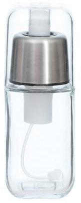 Fackelmann Pulverizador de Aceite con Bomba de Aire, 180 ml, Cuerpo de Vidrio, Pulverización Constante y Fina, Apto para Lavavajillas, Idóneo para Aliñar Ensaladas y Cocinar con Poca Grasa, 1 ud.