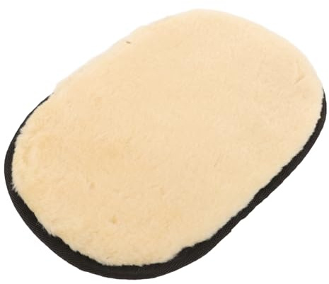 SOLUSTRE Guanto Morbido Per Lucidatura Auto Tampone Pulizia Riutilizzabile in Microfibra Giallo Accessorio Per Veicoli Eccellente Assorbimento e Finitura Impeccabile