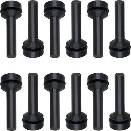Riiichflowshop Confezione da 12 Piedini in Gomma di Ricambio per Piano Cottura Piedini in Gomma antiruggine Adatti per fornelli WB02X24790