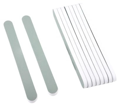 HDUNGM 10 Stück doppelseitige Nagelfeile, Körnung 600/3000, Naturnagelpolierer, Fingernagel-Puffer, Polierfeile, professionelles Maniküre-Werkzeug