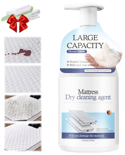 2025 New Powerful Mattress Cleaner Stain Remover, Instant Spot Remover For New and Old Stains - Blood, Red Wine, Coffee, Cosmetics(300ml) (1)