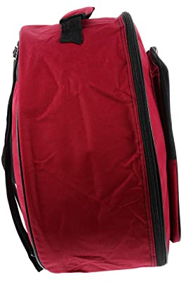 Bolsa Acolchada para Caja 13-14 Pulgadas, Transporte Fácil | Tela Oxford, Correa Portátil Incluida, Uso en Actuaciones al Aire Libre, Color Rojo