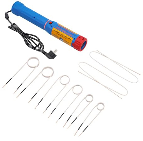 Riscaldatore a induzione magnetico da 1100 W fino a 800 ℃ con 8 bobine di riscaldamento a induzione, set per la rimozione di bulloni e dadi