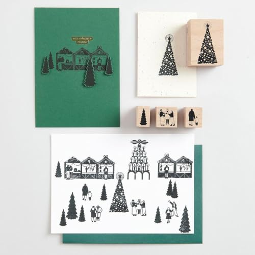 Stempelset Weihnachtsmarkt FSC 100%