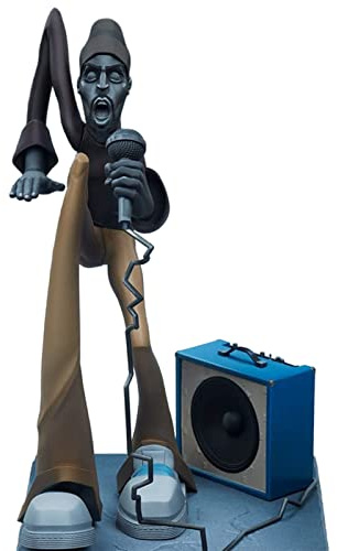 Culnflun Escultura de Estrella de música Rap, Figura de Hip Hop Modelo Resina Escultura Hecha a Mano para Fiesta hogar decoración del Coche 7.9x4.7x4.7in (Anfitriona)