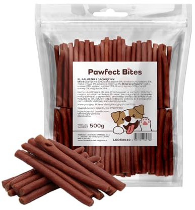 Pawfect Bites Hundeleckerli Lamm Soft Sticks 500 g Glutenfrei hypoallergen Hundesnack Trainingsleckerli für Welpen kleine & große Hunde, 70% Fleisch Natural Dog Treats