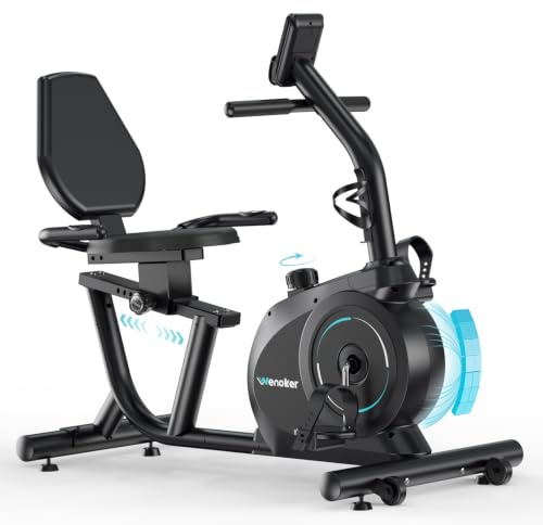 Recumbent Exercise Bike for Home Use 16-Level Magnetic Resistance