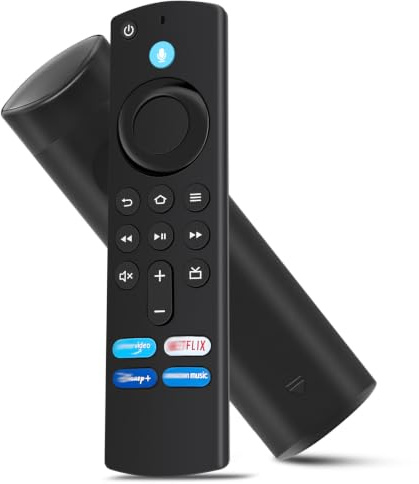 Replacement Voice-Controlled Remote Control for the AMZ Fre TV S-t1ck (2nd, 3rd gen, 4K, 4K Max, Lite, HD) and the Fre TV Cube (2nd, 3rd gen) – Bluetooth Remote Control with Voice Control