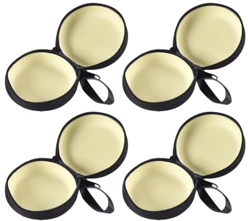 SILENRADAWN 4 Monederos de Hojalata Color Aleatorio Diseño Creativo de Fútbol, Compactos y Livianos, Ideales para Guardar Monedas y Pequeños Objetos en Mochila o Bolso