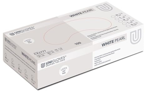 Guanti in nitrile White Pearl, taglia S