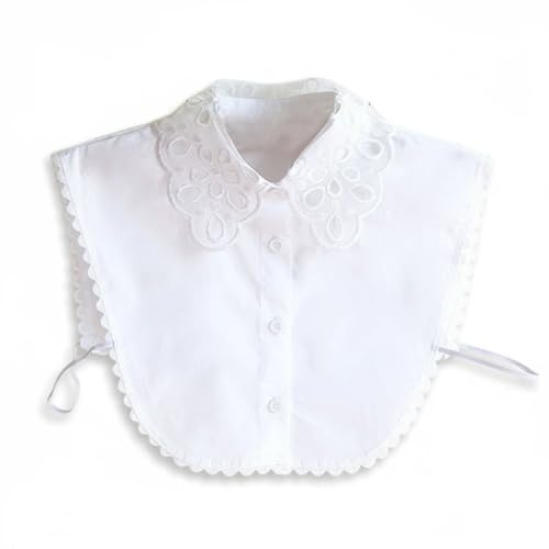 ForuMall New Women Blouses Fake Collar Half Shirt Detachable False Collar (White)