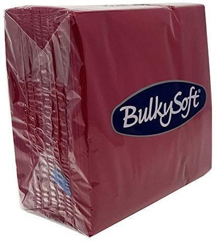 Papierservietten, weich, 40 x 40 cm, 2-lagig, unifarben 200
