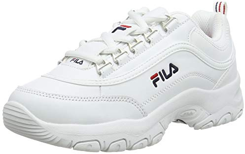 FILA Mixte Enfant Strada Low Teens Sneaker, White, 36 EU