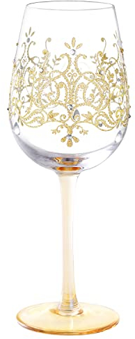 NymphFable 15oz Bunte Weingläser Goldene Krone Geschenkideen Personalisierte Geburtstagsgeschenk Für Frauen