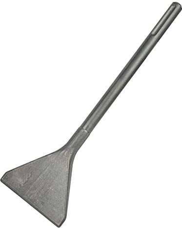 Sabre Tools SDS MAX 4.5 Thinset Scraping Chisel (4.5 x 14) - Machine Sharpened, Tile & Thinset Removal, Floor Scraper