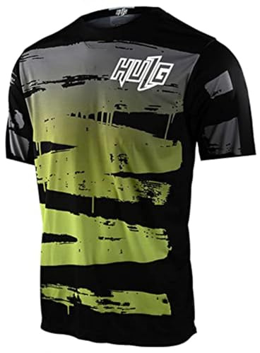 Herren Mountainbike MTB Top Kurzarm Atmungsaktiv Bequem Weich Feuchtigkeitstransport Radtrikot?Kurzarmtrikot Für MTB Rennrad/Multisport/Fitness