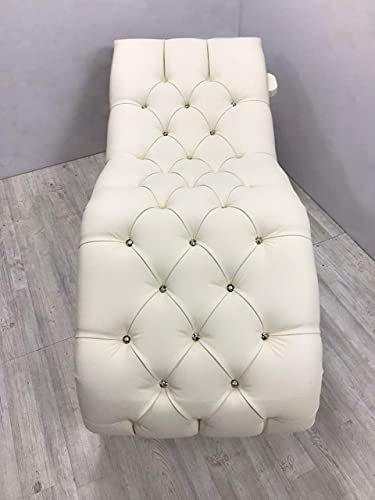 Anatomische Kosmetikliege Klassische, handgefertigt, Velours, 175x70 cm, Liege für Wimpernverlängerung, Kosmetiktisch, Wimpernliege - weiß