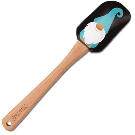 Staedter 504271 Dough Scraper, Wood Silicone, Black